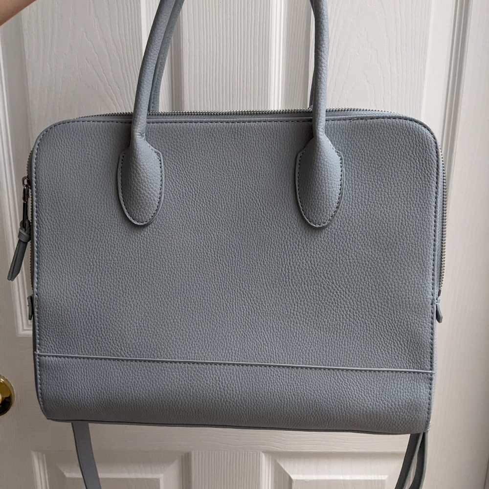 Baby blue work bag